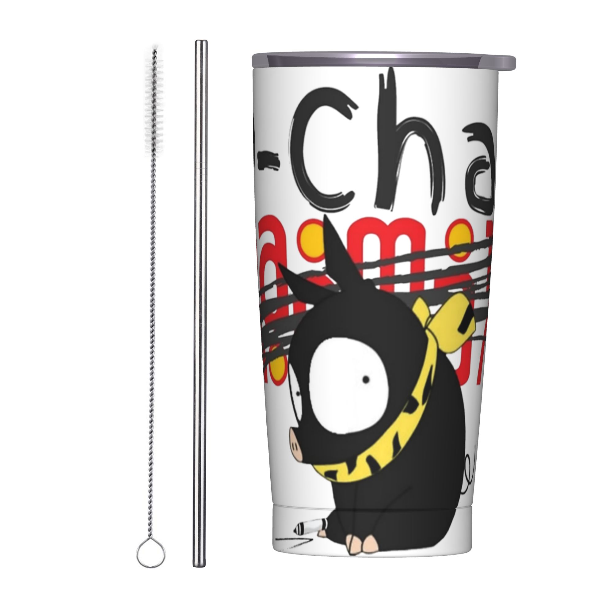 Home Office Logo - P-Chan Ranma Logo Insulated Tumbler with