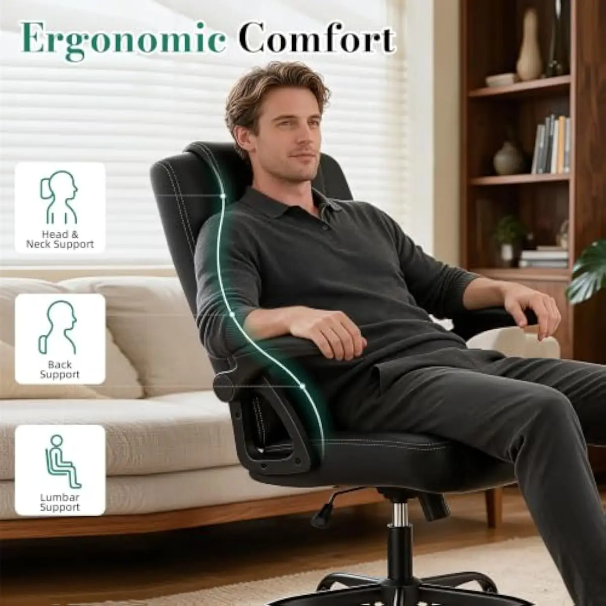 Ergonomic executive office cha - Ergonomic Office Chair 评论和价格