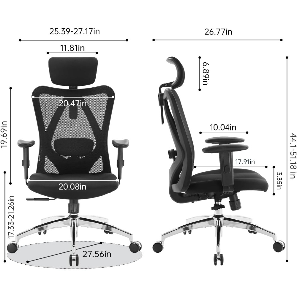 Ergonomic Mesh Desk Chair with - Ergonomic Office Chair 评论和价格