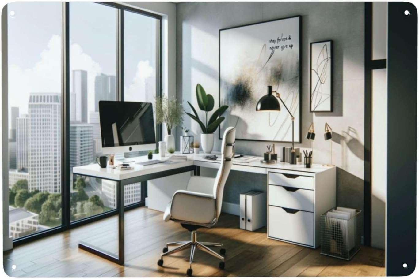 Modern Minimalist Office Metal - Home Office Room Inspiration 评论和价格