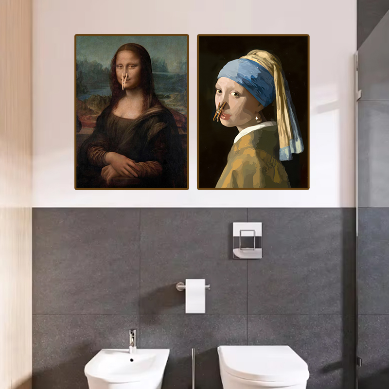 1pc Funny Abstract Bathroom To - Home Office Or 评论和价格