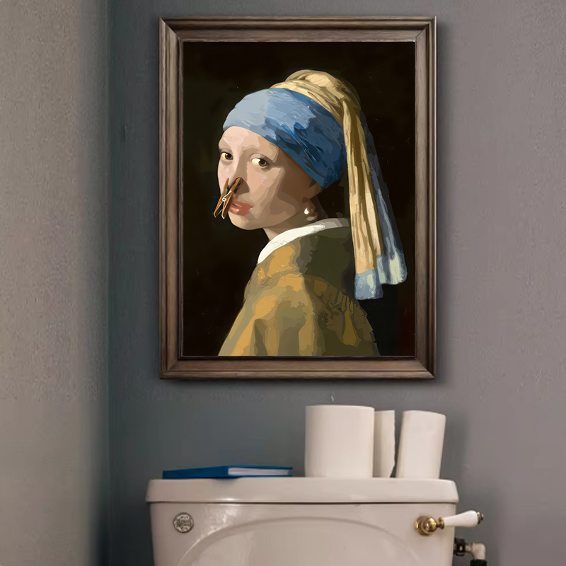 1pc Funny Abstract Bathroom To - Home Office Or 评论和价格