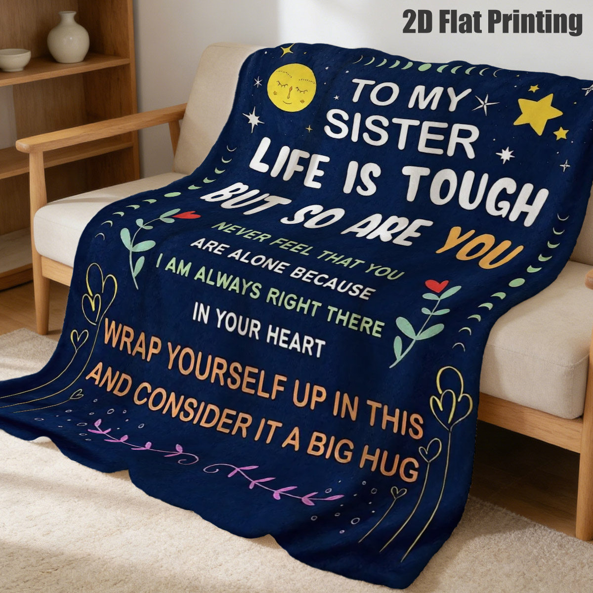 Sister Inspirational Quote Fla - Home Office Room Inspiration 评论和价格
