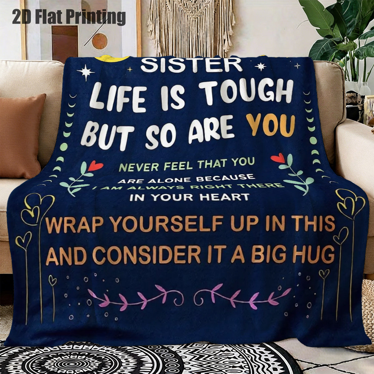 Sister Inspirational Quote Fla - Home Office Room Inspiration 评论和价格