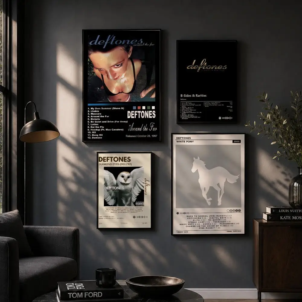 Retro Inspired Band Themed Wal - Home Office Room Inspiration 评论和价格